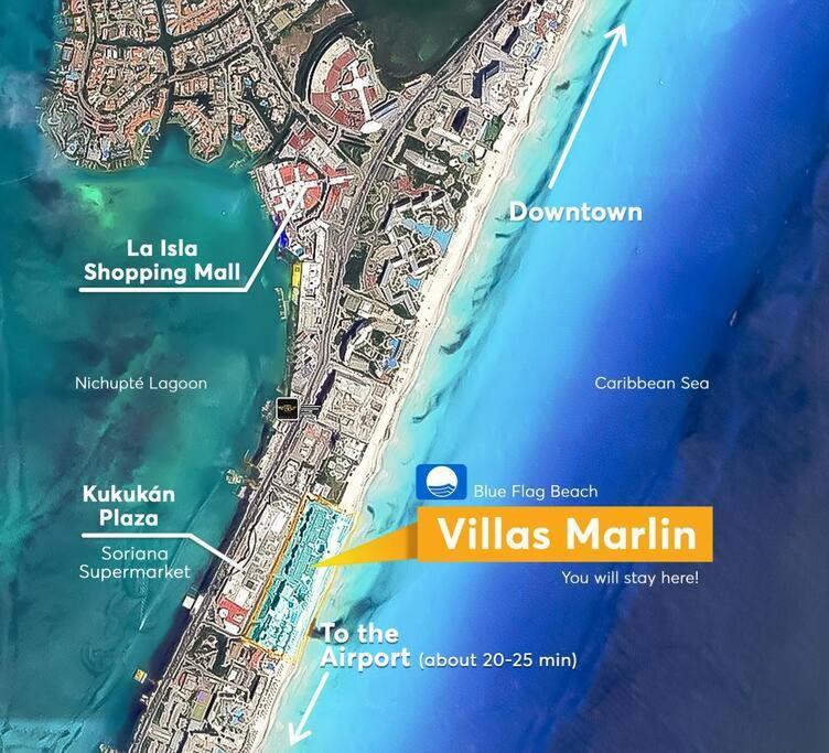 Villa Aurora Beautiful Beachfront Apartment Κανκούν Εξωτερικό φωτογραφία